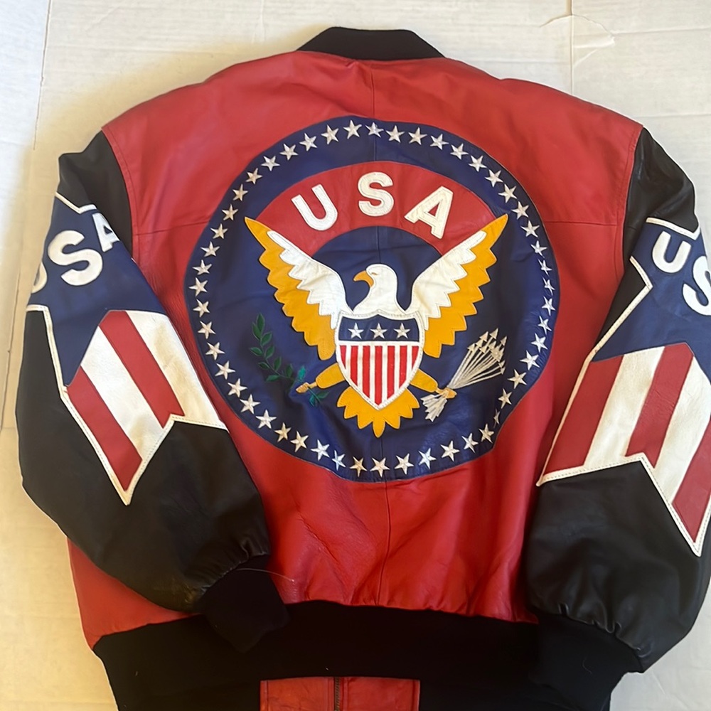 Genuine vintage Michael Hoban leather jacket